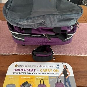BIAGGI Zipsak Boost Underseater Carry On with Zipcube